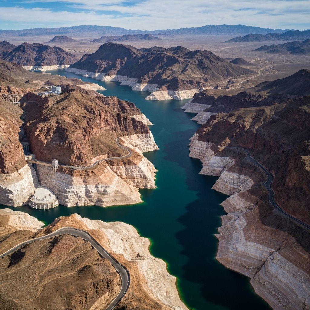 Lake Mead aerial view